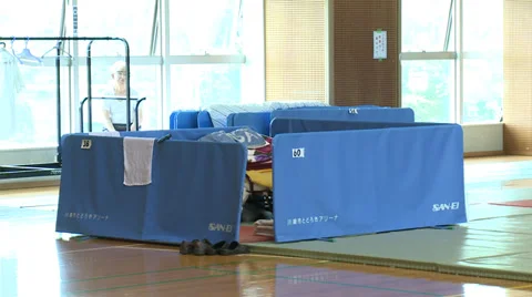 Radiation Evacuees Vídeo Stock 32167539