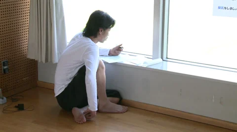 Radiation Evacuees Video stock 32167551