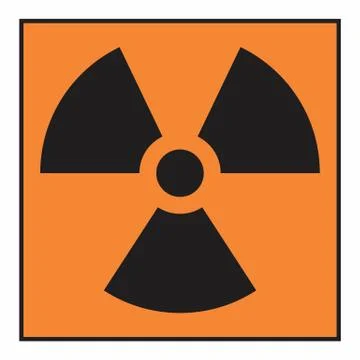 Radiation hazard symbol Stock Illustration