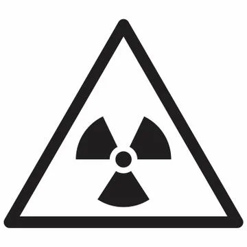 Radiation hazard symbol Stock Illustration