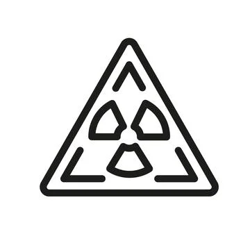 Radiation Icon Stock Illustration
