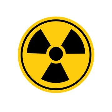 Radiation ionization.biohazard caution and danger zone.vector illustration Illustrazione stock