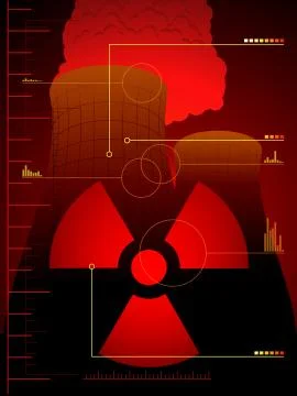 Radiation leak Stock Illustration