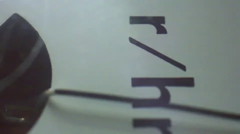 Radiation meter up close Video stock 23567653
