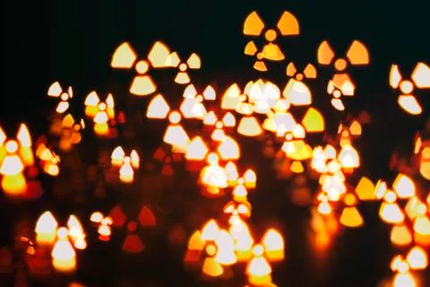 Radiation nuclear background Stock Photos