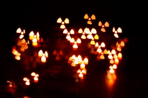 Radiation nuclear background Stock Photos