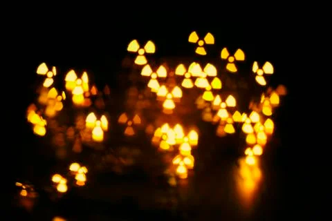 Radiation nuclear background Stock Photos