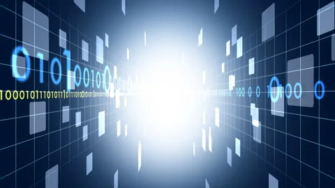 Radiation of Panels and Numbers Video stock 332026164