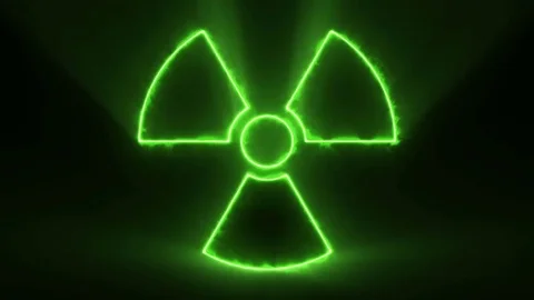 Radiation Sign Stock Footage 76271725