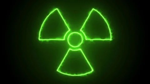 Radiation Sign Stock Footage 76271747