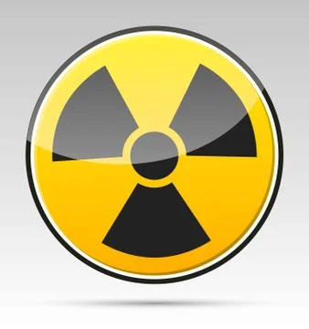 Radiation sign Stock Illustration