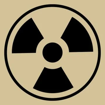Radiation Sign Stock Illustration