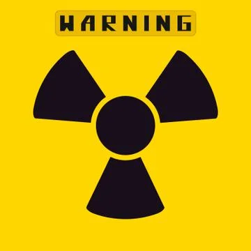 Radiation sign. Stock Illustration