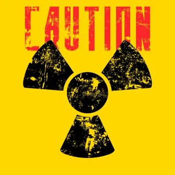 Radiation sign. Stock Illustration