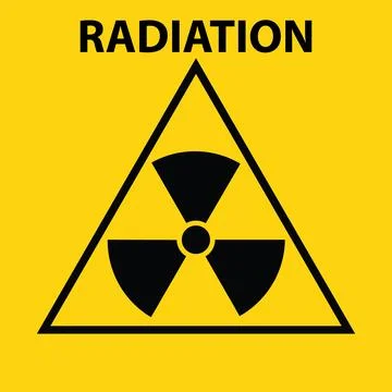 Radiation sign Stock Illustration