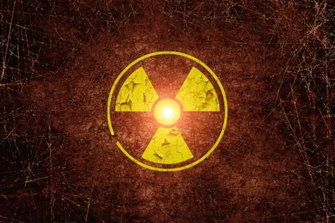 Radiation sing Stock Illustration