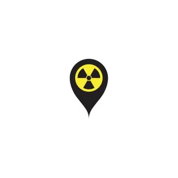 Radiation site Stock Illustration