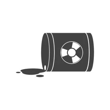 Radiation spillage Stock Illustration