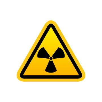 Radiation symbol vector Stock Illustration