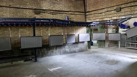 Radiator cooling after welding (5 Shots) Stock Footage 147367179