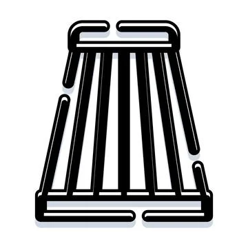 Radiator heating system icon vector illustration design Stock Illustration
