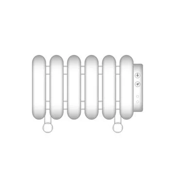 Radiator icon on white. Stock Illustration