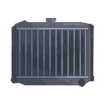 Radiator illustration Stock-Illustration