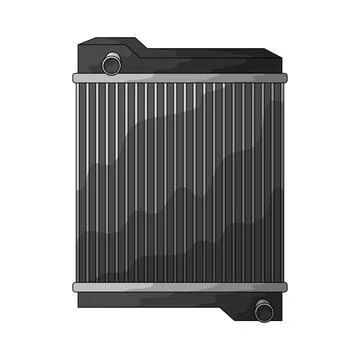 Radiator illustration Ilustração Stock