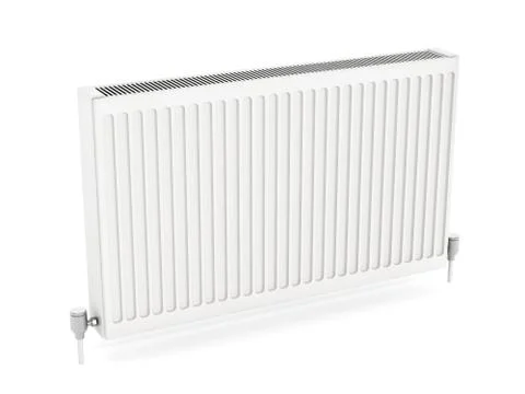 Radiator isolated on white background. 3D illustration Stock Illustration