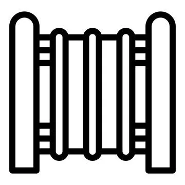 Radiator with vertical tubes and horizontal pipes providing warmth during w.. Ilustración de archivo