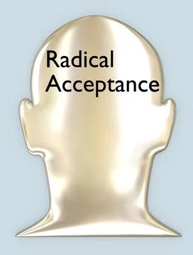 Radical Acceptance concept イラスト素材