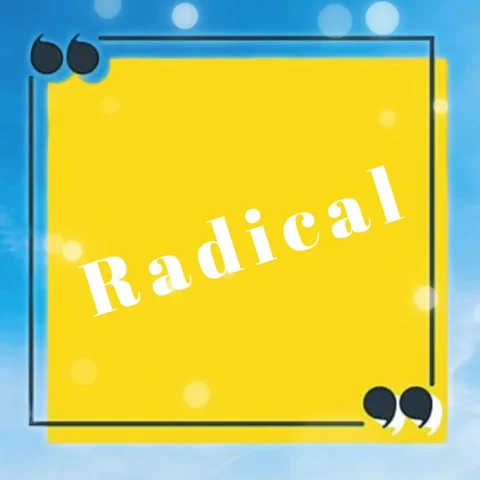 Radical Font Animation Stock Footage 255059191