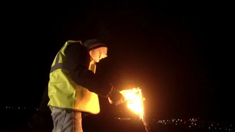 Radical Protestant in the mask represents the protesters against the authorities Stock Footage 104178931