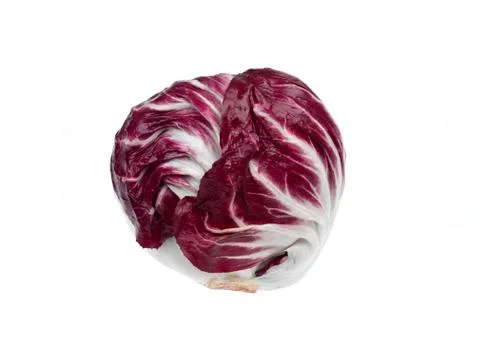 Radicchio on white background Stock Photos