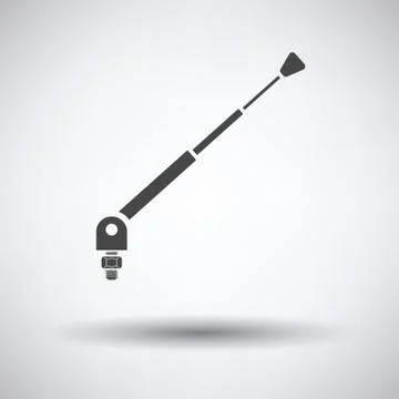 Radio antenna component icon Stock Illustration