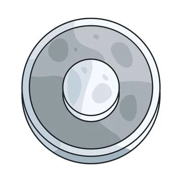 Radio button off illustration Stock Illustration