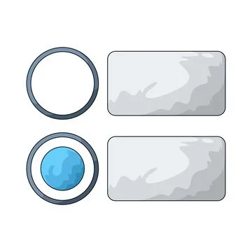 Radio button illustration Stock Illustration