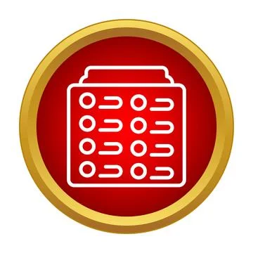 Radio buttons or checkboxes ui interface icon 库存插图