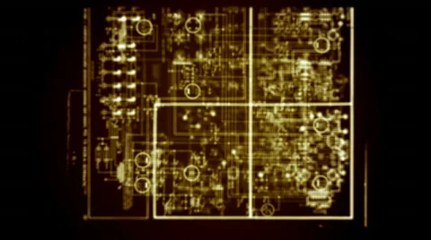Radio circuitry 2 Stock Footage 333625