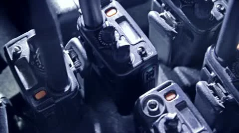 Radio closeup Stock Footage 10891898