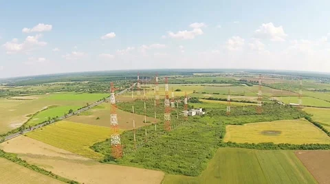 Radio communications network Video stock 51141717