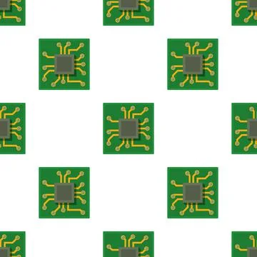 Radio components pattern seamless vector Stockillustratie