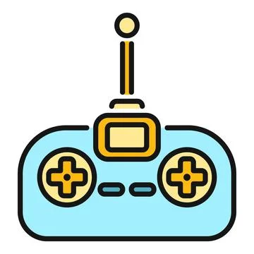 Radio control joystick remote controller for gaming イラスト素材