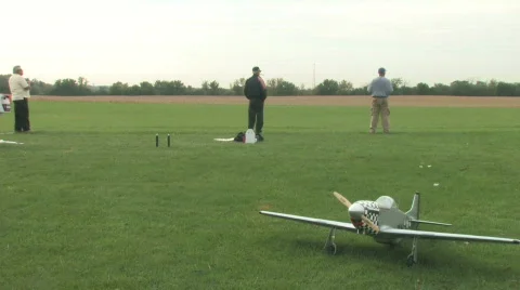 Radio Controlled Airplanes 1 Stock Footage 280664