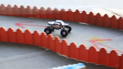 Radio-controlled car Stock Footage 7757559