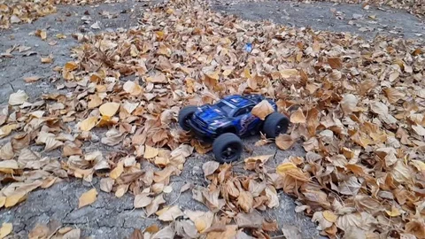 Radio-controlled car Stock Footage 123851273