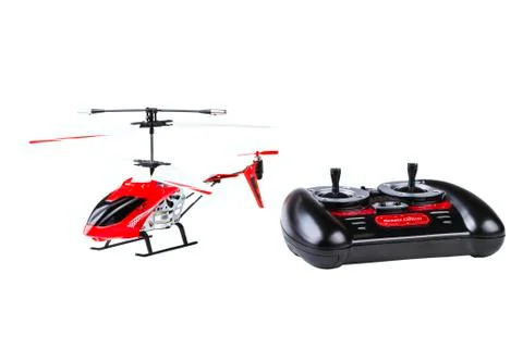 Radio-controlled model of the helicopter Stock Illustration