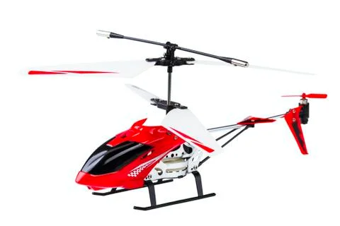Radio-controlled model of the helicopter Stock Photos