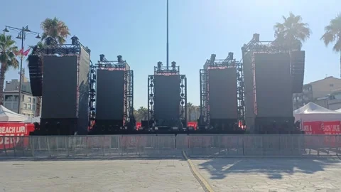 Radio Deejay concert stage event Viareggio 11 July 2026 Italy Stock Footage 339269335