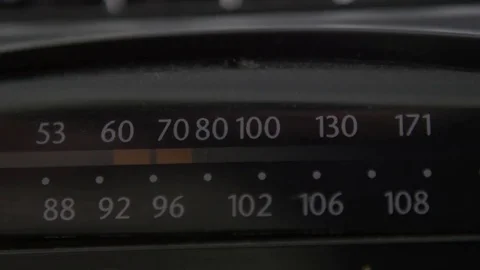 Radio Dial  Stock Footage 77839103
